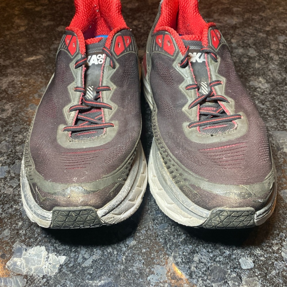 HOKA ONE ONE M Bondi 5 Gray Neutral Running Shoes Men's US 13 Athletic Sports - Picture 9 of 12